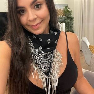 Rhinestone Bandana